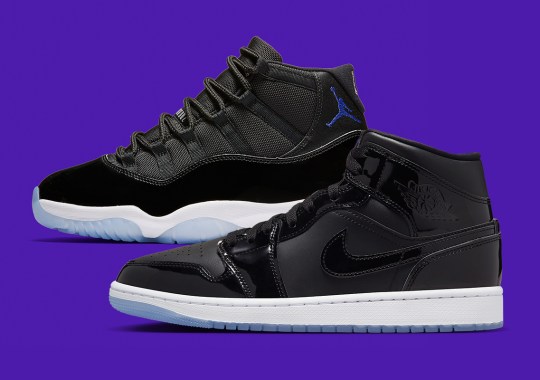 The Air Jordan 1 Mid Does Its Best Impression Of The “Space Jam” 11s