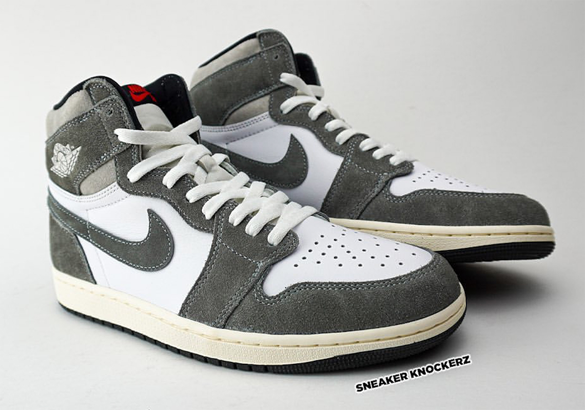 Nike Air Jordan 1 Low Shadow Toe Light Smoke Grey EU 45