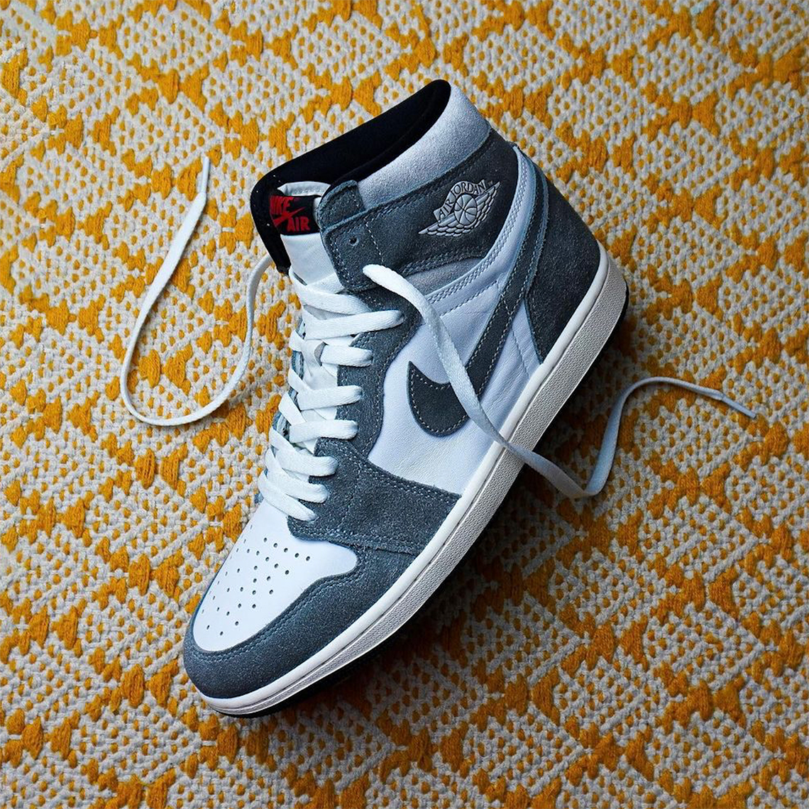 Nike Air Jordan 1 Low Shadow Toe Light Smoke Grey EU 45