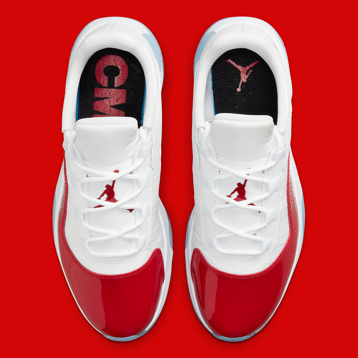Nike Air Jordan 1 Low Centre Court University Red 25cm Cmft Low Cherry Dn4180 116 4