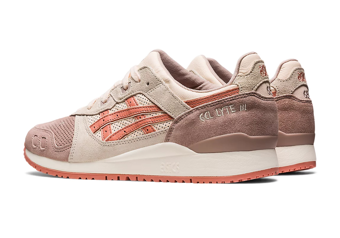 asics gel lyte iii fawn salmon 1201A762 701 2