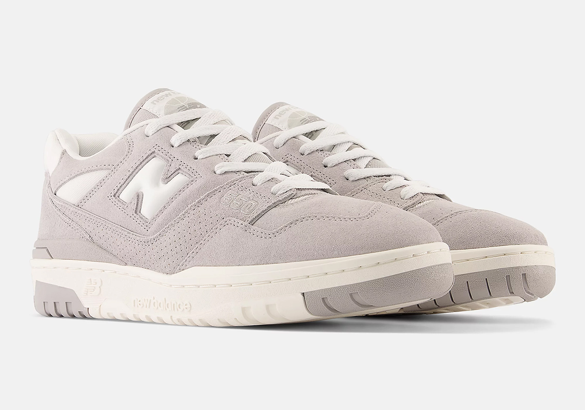 The New Balance 550 "Concrete" Rounds Out The Newly Dropped Suede Pack