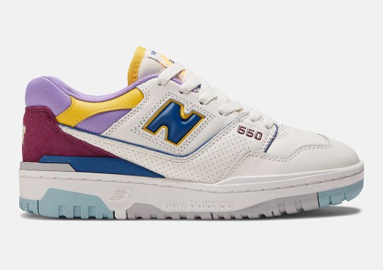 New Balance’s Next “Multi-color” 550 Features Blue, Purple, And Yellow Accents