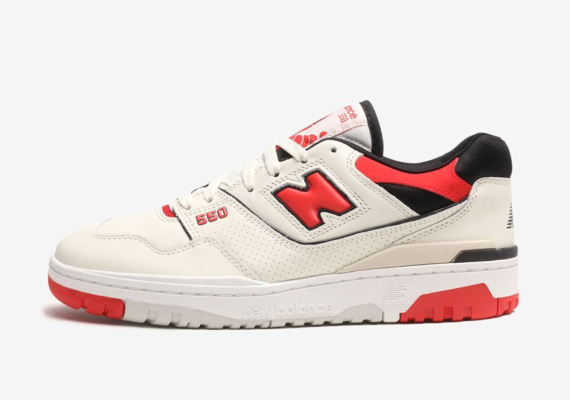 New Balance 550 Off-White Chile Red BB550VTB | SneakerNews.com