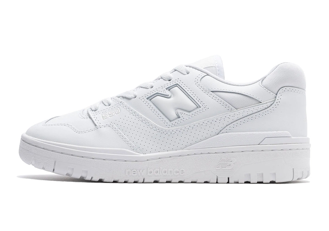 Кроссовки new balance 574 черные black Triple White Bb550www 1