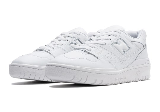 The New Balance 550 Cleans Up Again In “Triple White”