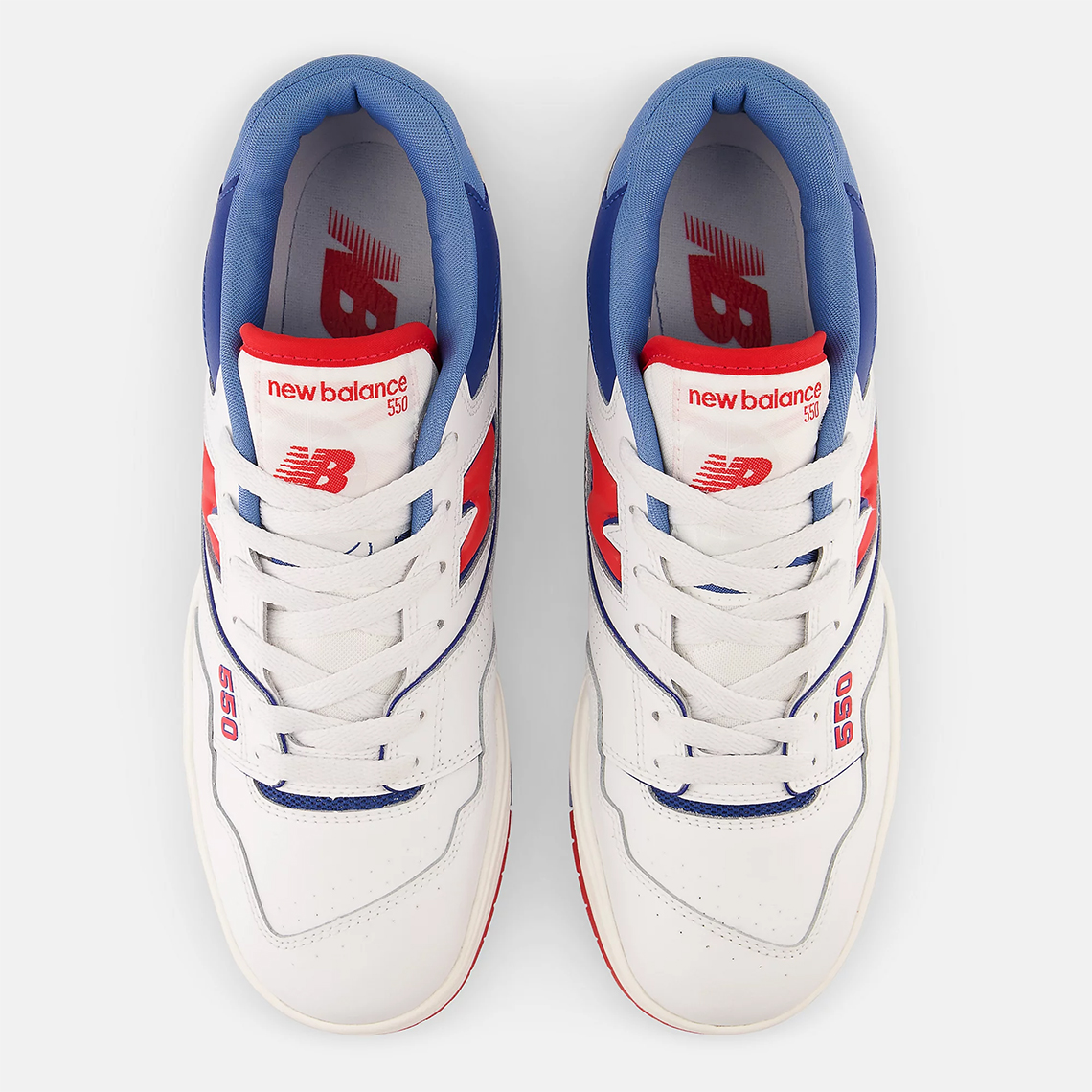 New Balance 550 White Blue Red Bb550nch 3
