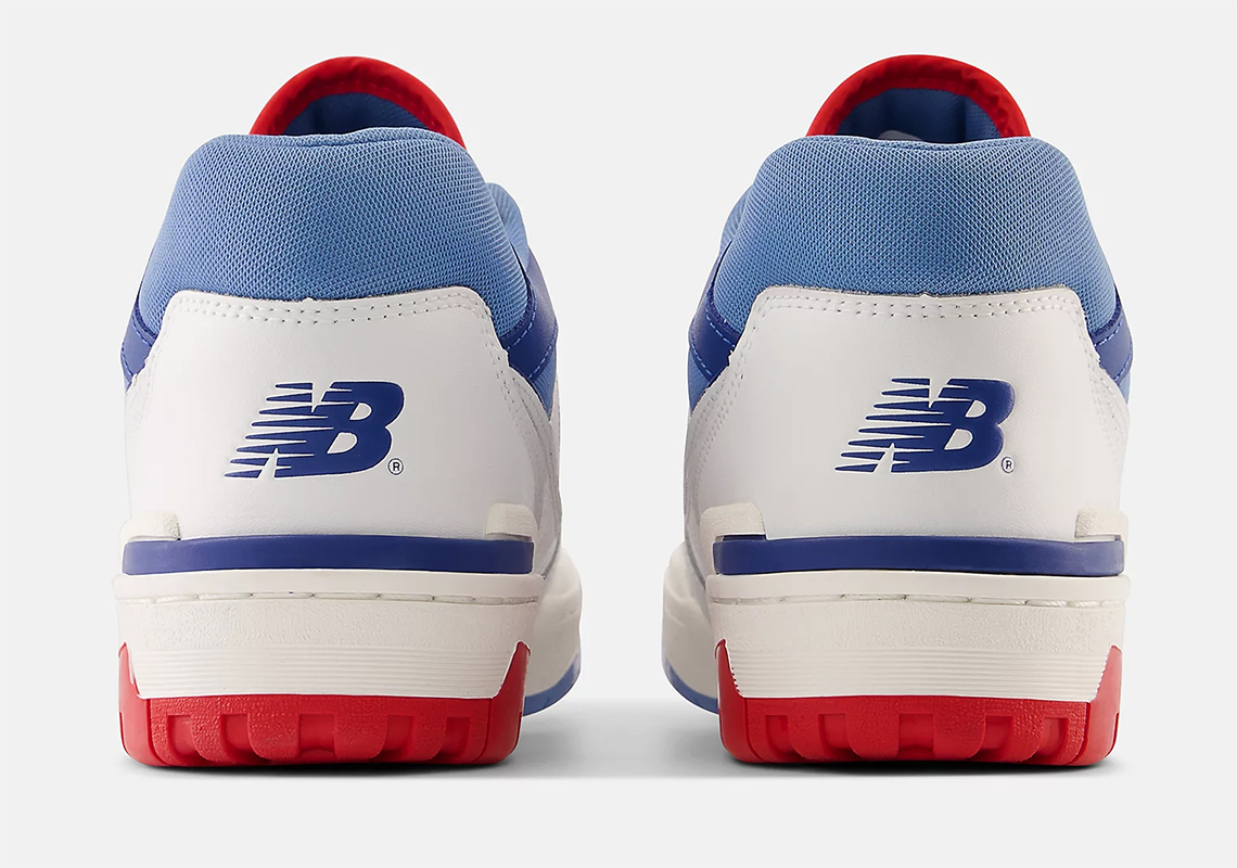 New Balance 550 White Blue Red Bb550nch 6