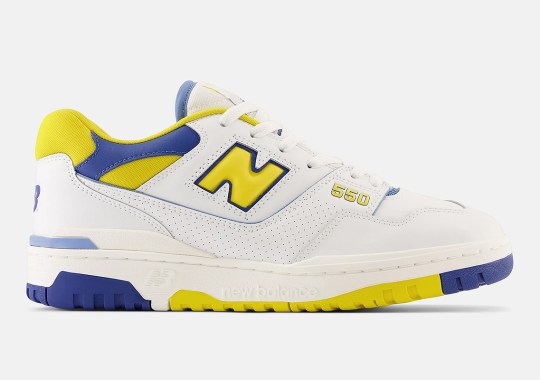 The New Balance 550 Dons The Signature Colors Of The LA Rams