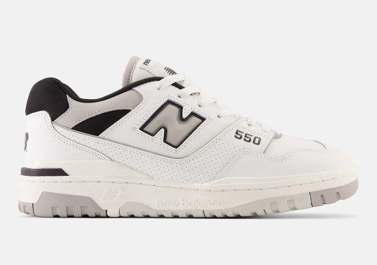 The New Balance 550 Gets A Versatile “White/Grey/Black” Look