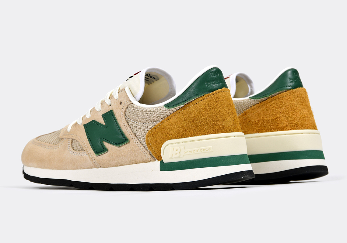 New Balance 990 Fabriqué aux États-Unis « Tan/Vert » M990TG1