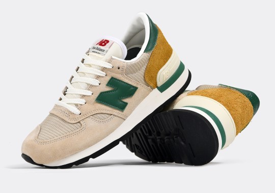 The Next New Balance 990 Made In USA Features Tan And Green Hues