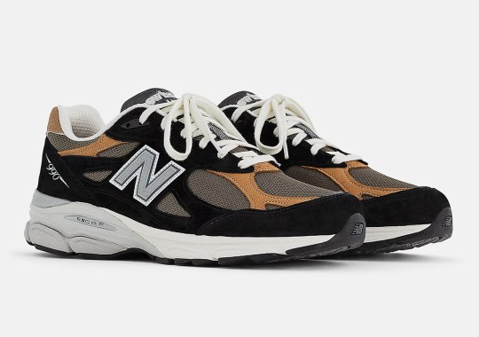A Black And Tan Outfit Covers This New Balance 990v3 Made In USA