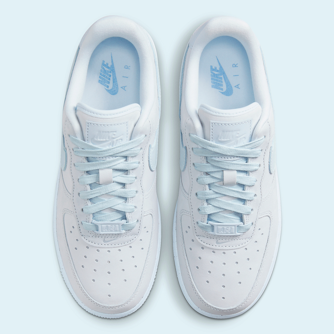 Ice blue cheap air force ones