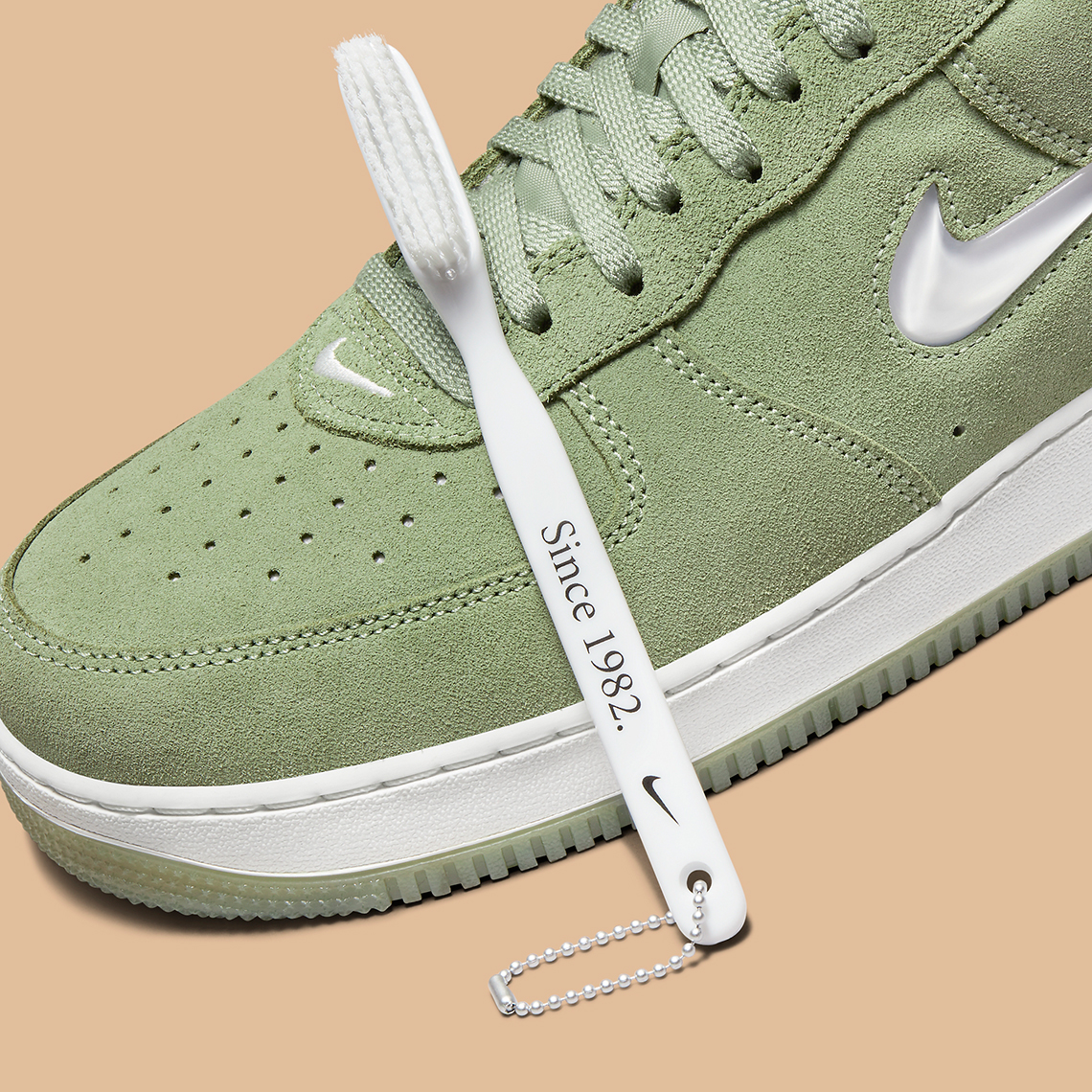 NIKE AIR FORCE 1 '07 LV8 SUEDE GREEN price $102.50
