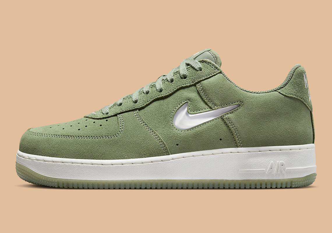 nike air force 1 low color of the month green suede dv0785 300 4