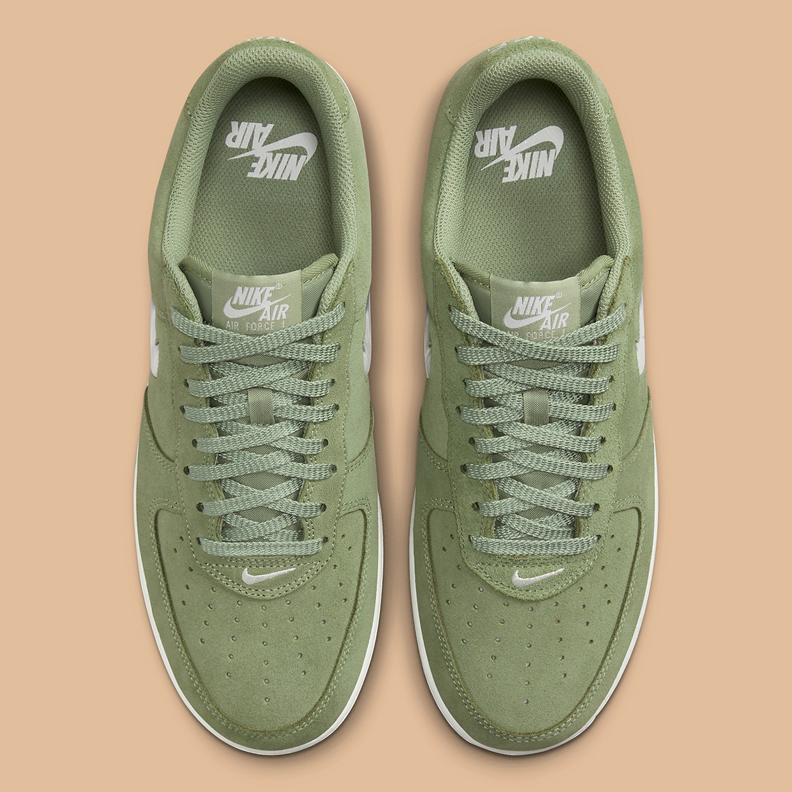 nike air force 1 low color of the month green suede dv0785 300 5