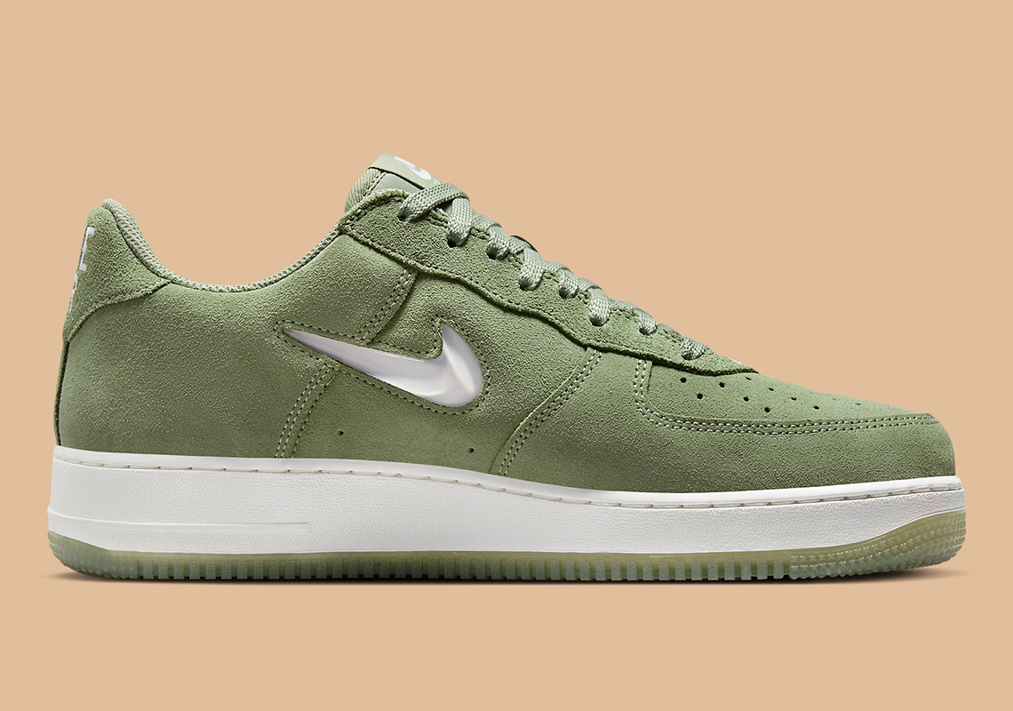 nike air force 1 low color of the month green suede dv0785 300 7