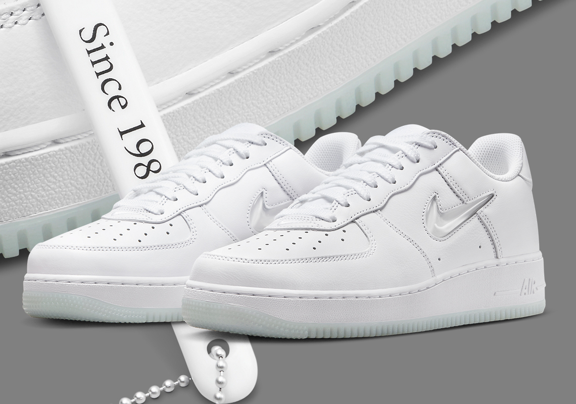 nike air force 1 low color of the month white jewel 1