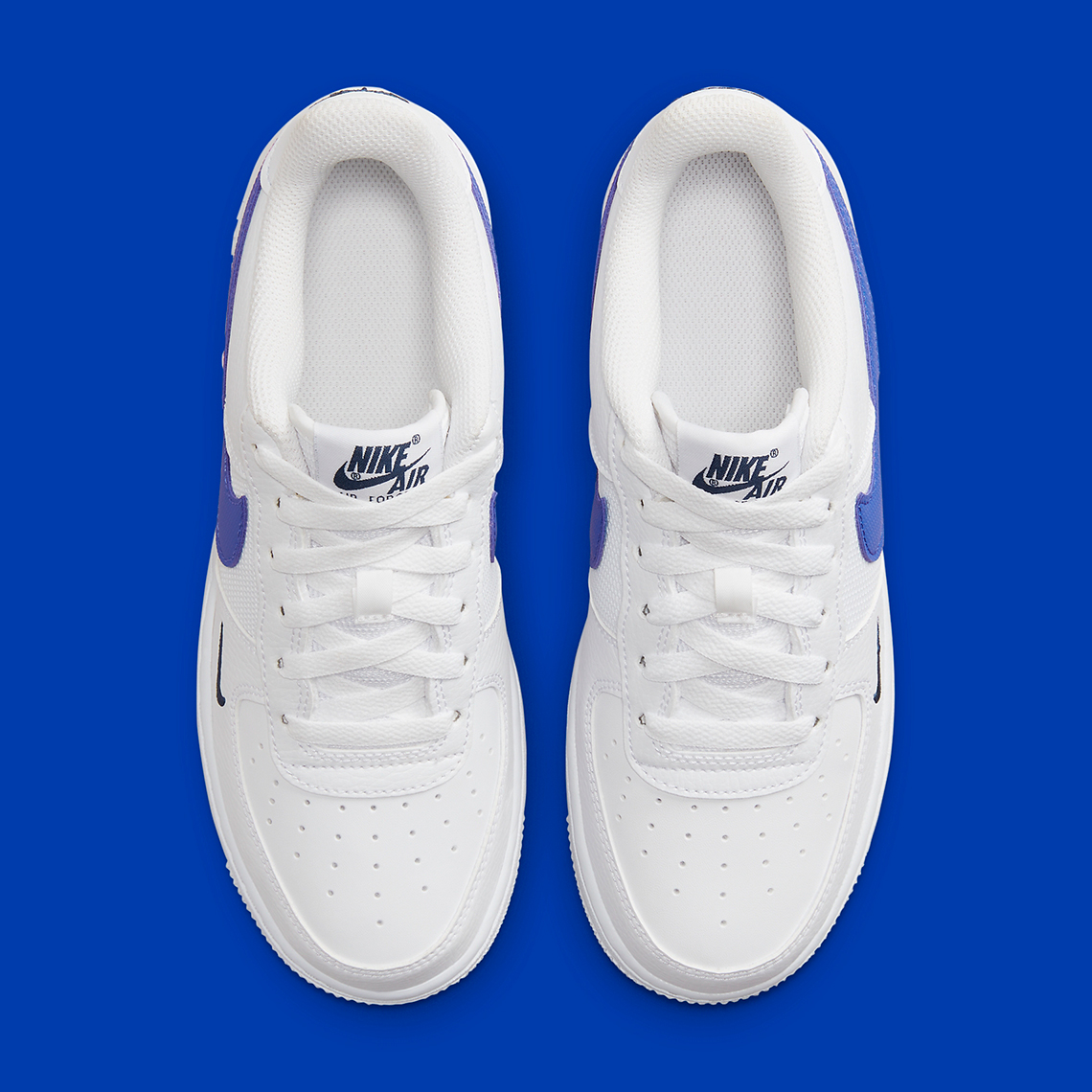 Nike Air Force 1 LV8 2 White/Photo Blue/Deep Royal Grade School