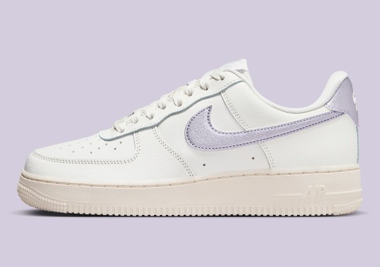 Violet Metallic Swooshes Coat A Neutral Nike Air Force 1 Low