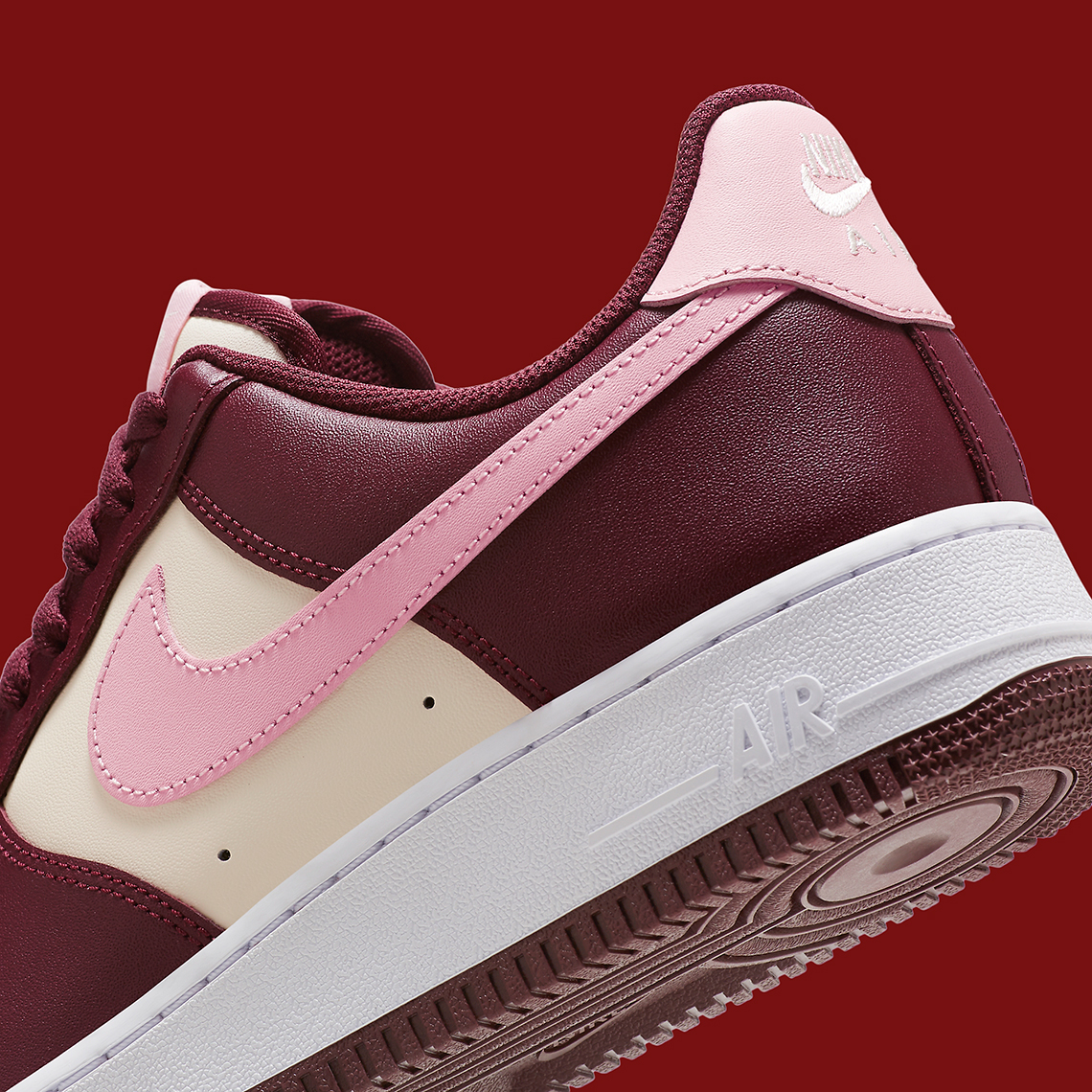 Nike nike air olympic 2015 results today football team Low Valentines Day Sail Night Maroon Medium Soft Pink 5