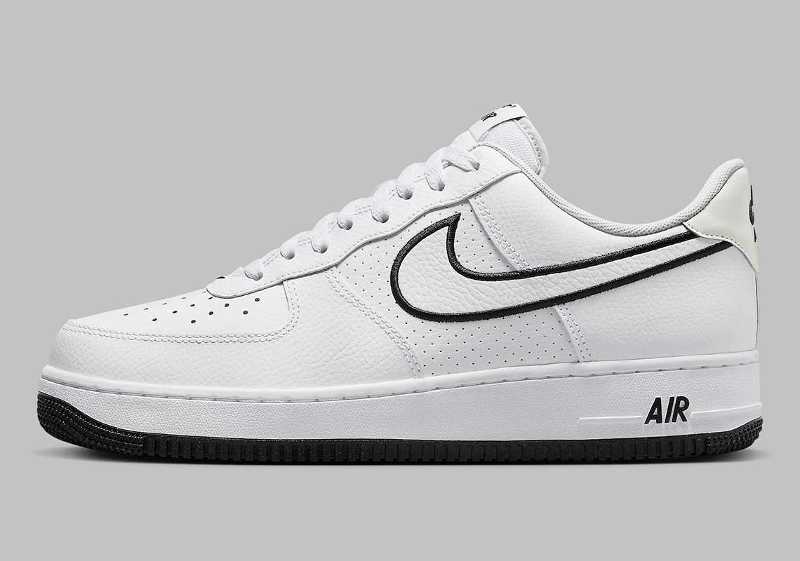 The Nike Air Force 1 Customizes Its Swoosh With An Embroidered Outline