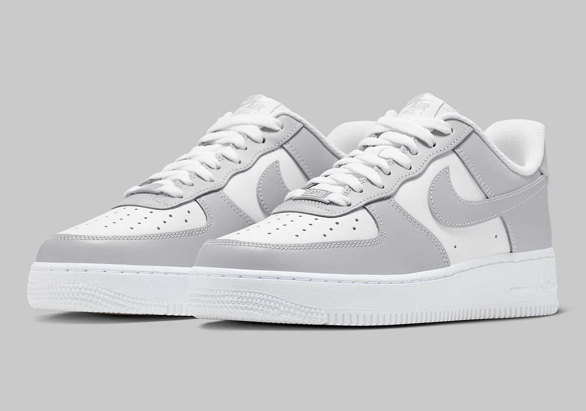 Funeral Rose color Welcome Nike Air Force 1 Low "White/Grey" FD9763-101 | SneakerNews.com