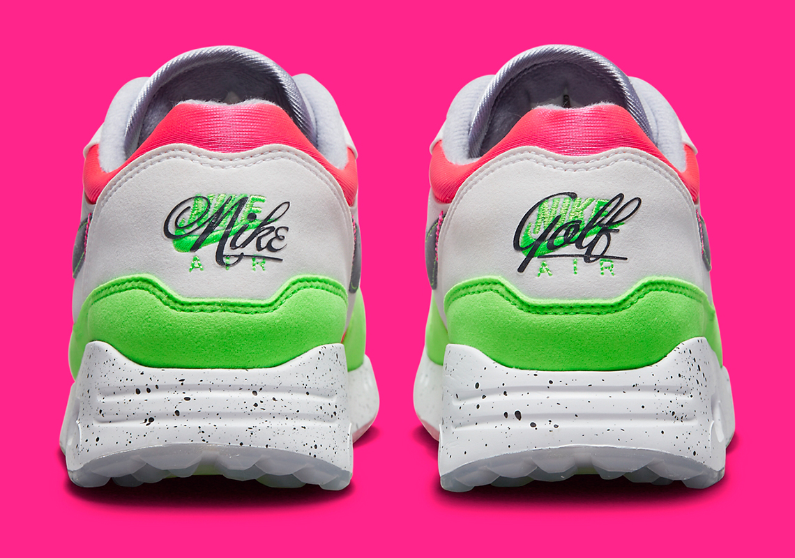 Nike Air Max 1 Golf Airbrush Green Pink 10