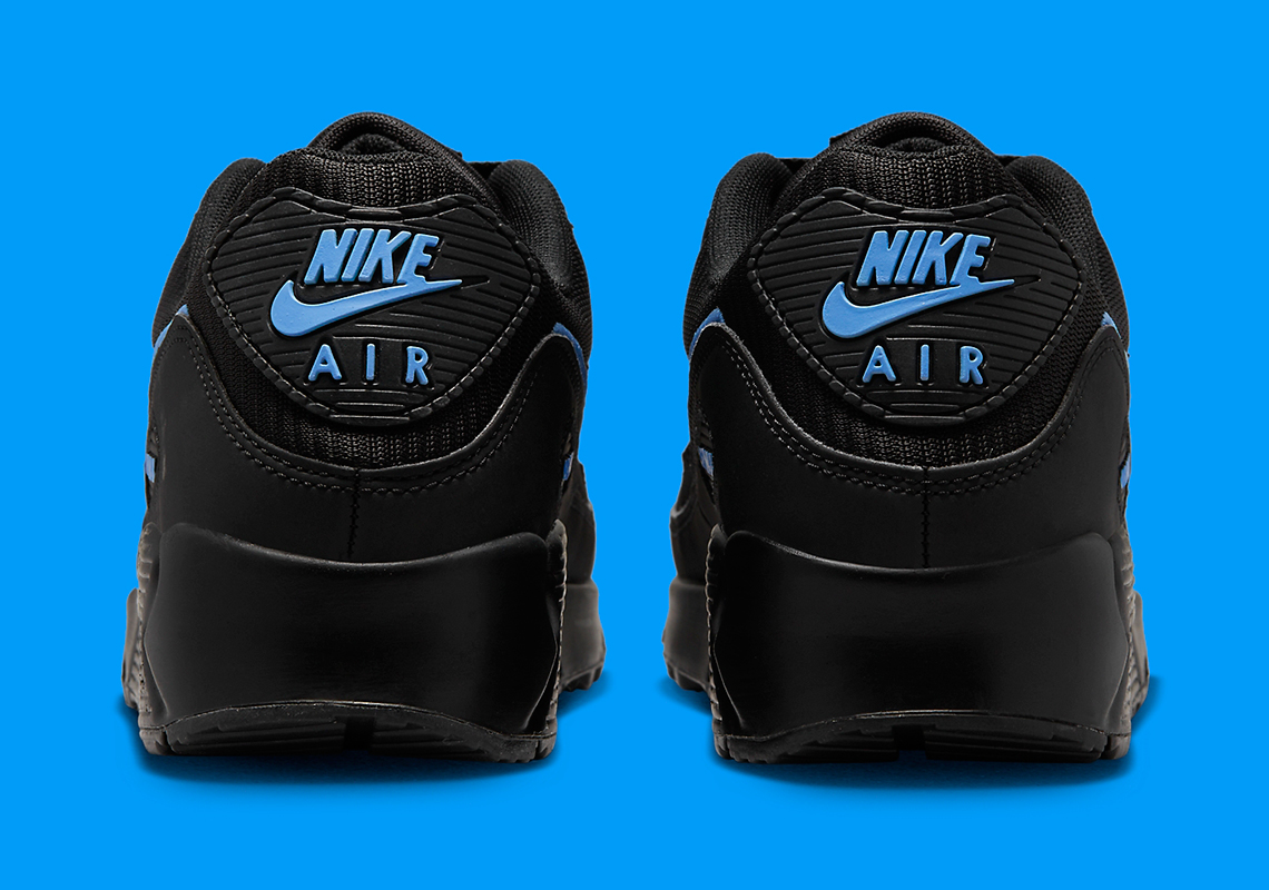 Air max clearance 90 black blue