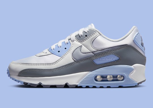 The Nike Air Max 90 Welcomes A “Blissful Blue” Accent