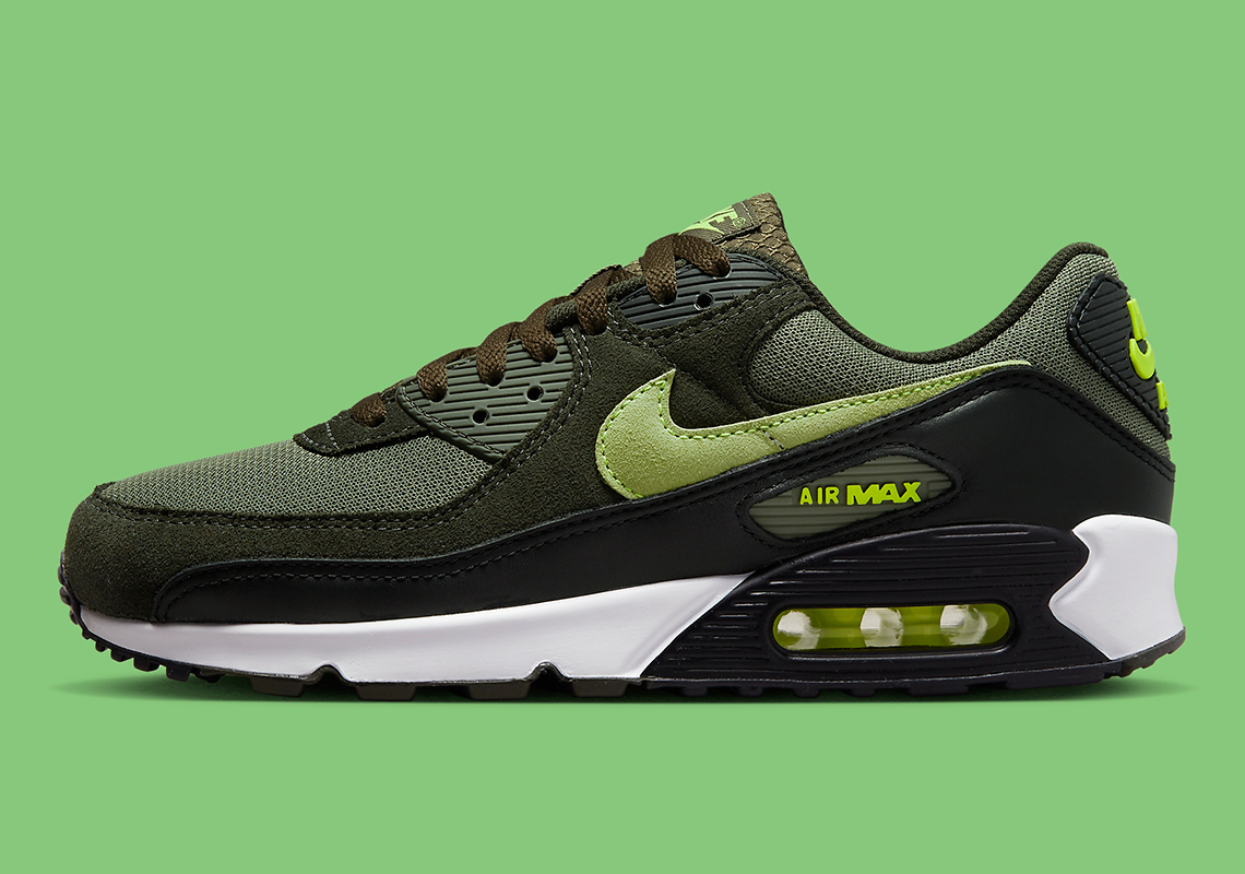 Voor type voorkant melk wit Nike Air Max 90 "Sequoia/Medium Olive" DQ4071-200 | SneakerNews.com