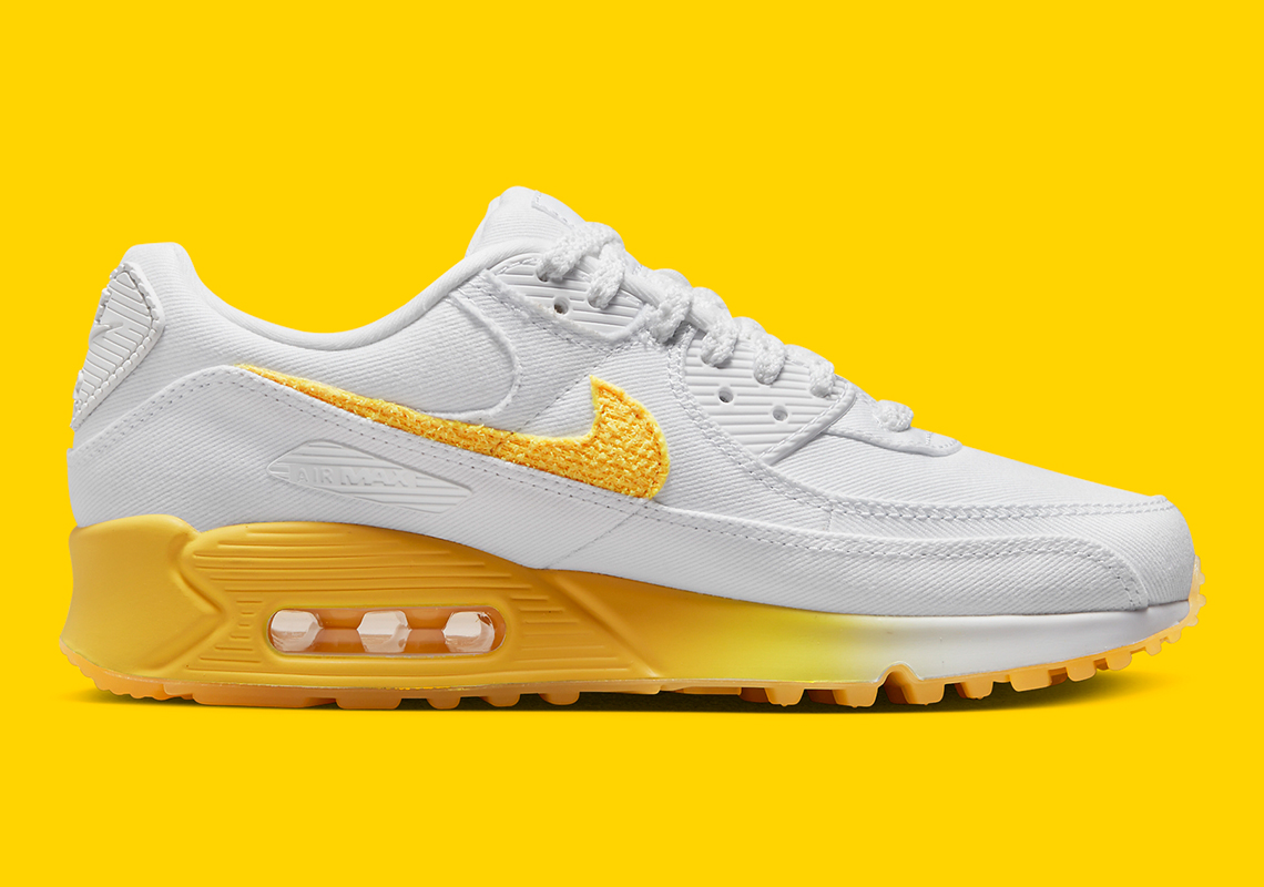 nike DM6444-001 air max 90 white yellow FJ4548 100 5