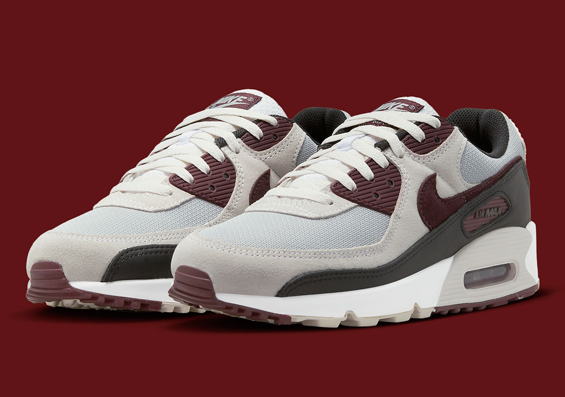 Nike Air Max 90 « Grise Loup/Bourgogne Crush » DQ4071-004
