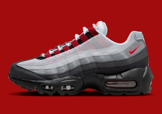 The Classic "Chili Red" Makes A Subtle Appearance On The Nike Air Max 95