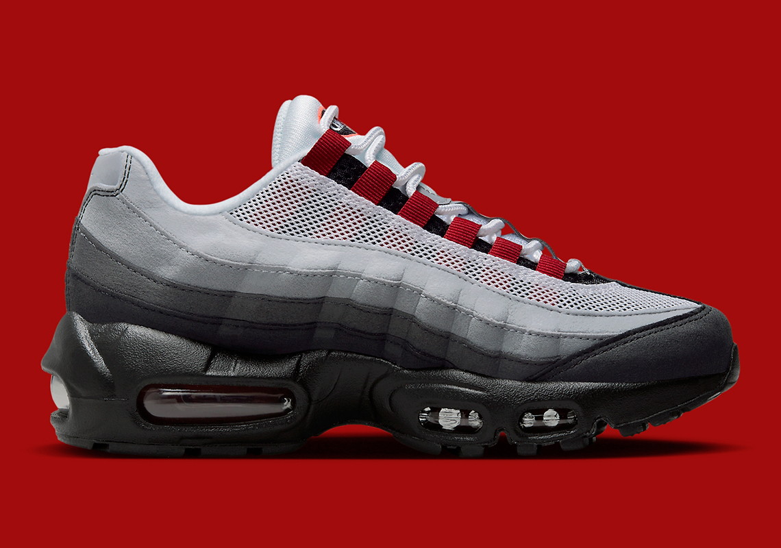 Nike Air Max 95 Gs Chili Red Crimson Fn3840 001 4