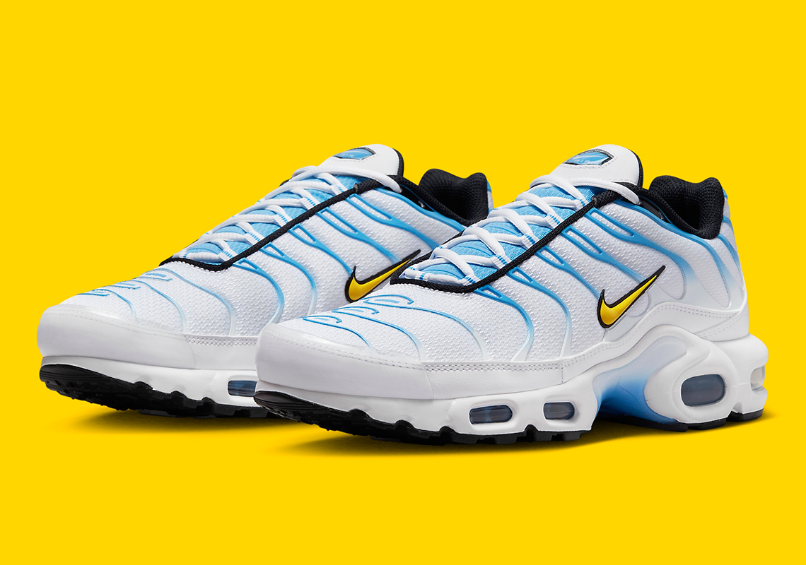 Nike size nike air max tavas foot locker 2017 White University Blue Yellow Dm0032 101 4