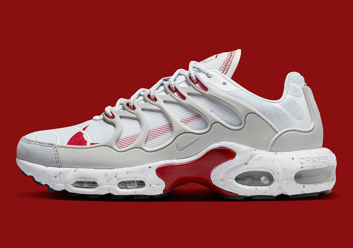 Nike air max plus white/black/pure clearance platinum/red