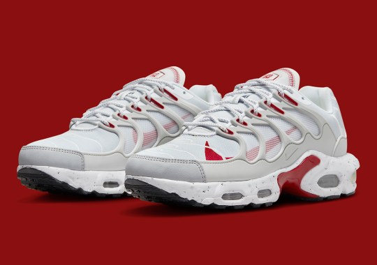 “Pure Platinum” And Red Accents Coat The Nike Air Max Terrascape Plus