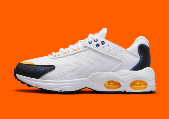 "Safety Orange" Accents Liven The GS nike orange Air Max TW