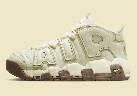 The Nike Air More Uptempo Comes Cured In “Coconut Milk”