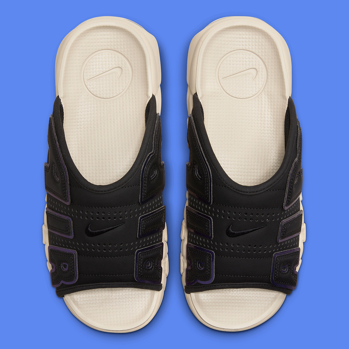 nike mid air more uptempo slide 5