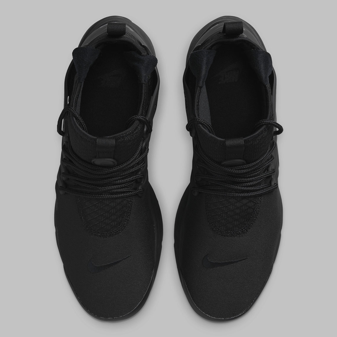 Nike Shorts & Her Go-To Sneakers Mid Utility Triple Black Dc8751 003 3