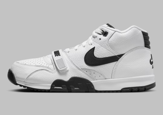 The Nike Air Trainer 1 Retro Appears In An Uncomplicated “White/Black” Package