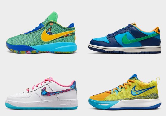 Nike Basketball To Release A Kids-Exclusive “Kaleidoscope” Pack During All-Star Weekend