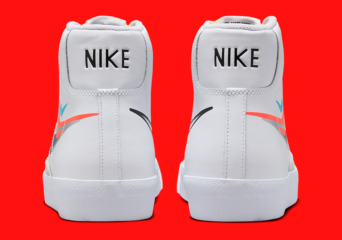 nike blazer mid 77 silver swoosh