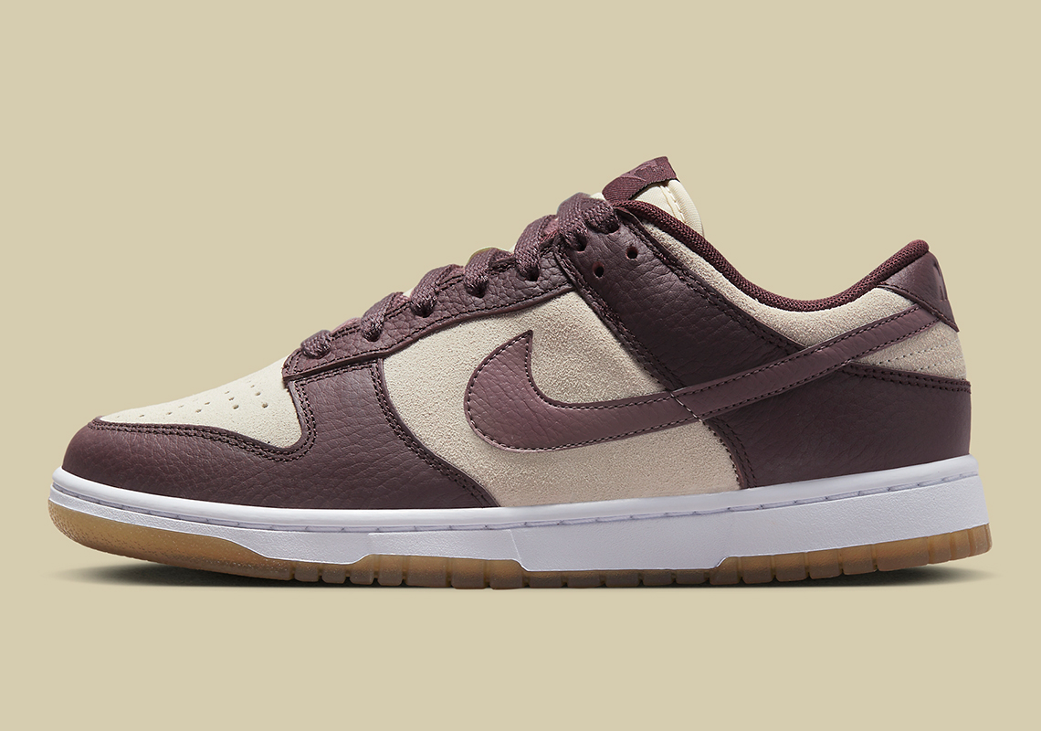 "Coconut Milk" And "Plum Eclipse" Come Together On This Nike Dunk Low