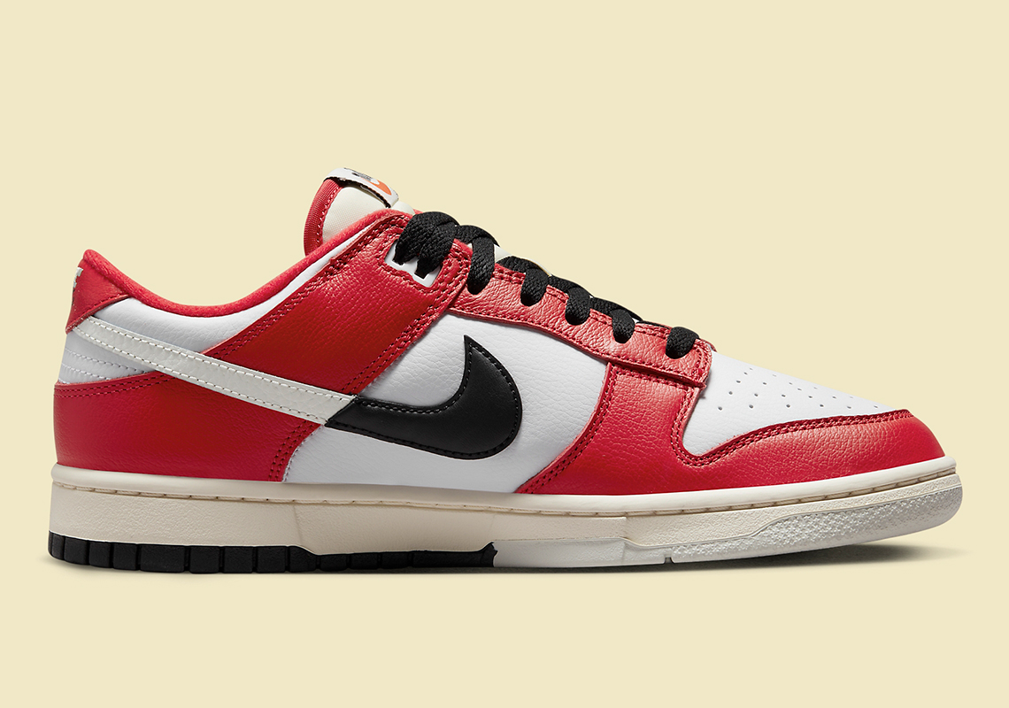 Nike Dunk Low University Red Black Sail White DZ2536600