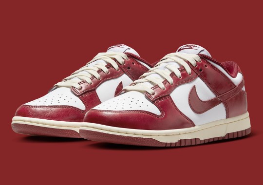nike dunk low vintage team red white 8