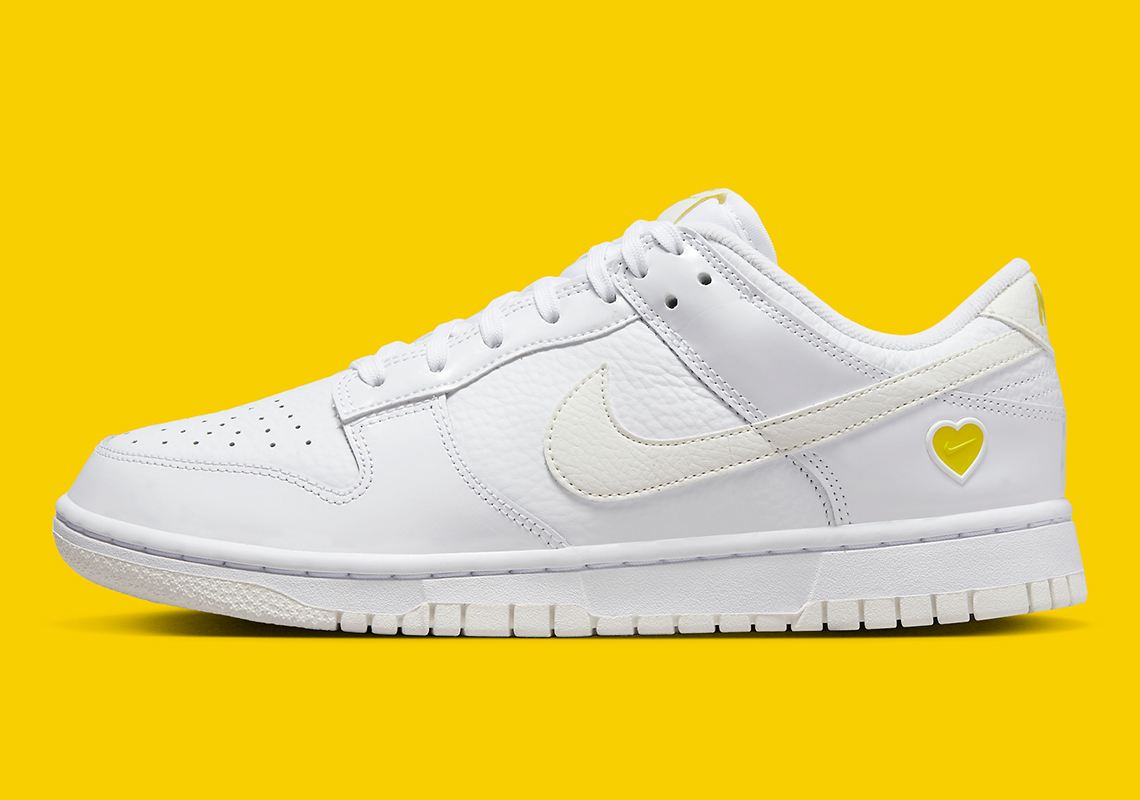 Drakes long-awaited Nike Air Force 1 sneaker collaboration may finally be hitting retail soon White Yellow Heart Fd0803 100 3